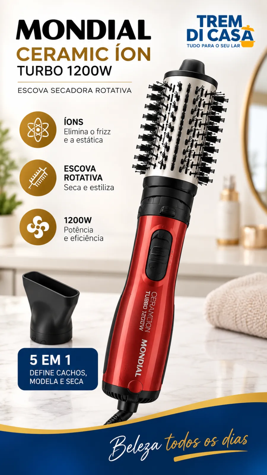 Escova rotativa MONDIAL