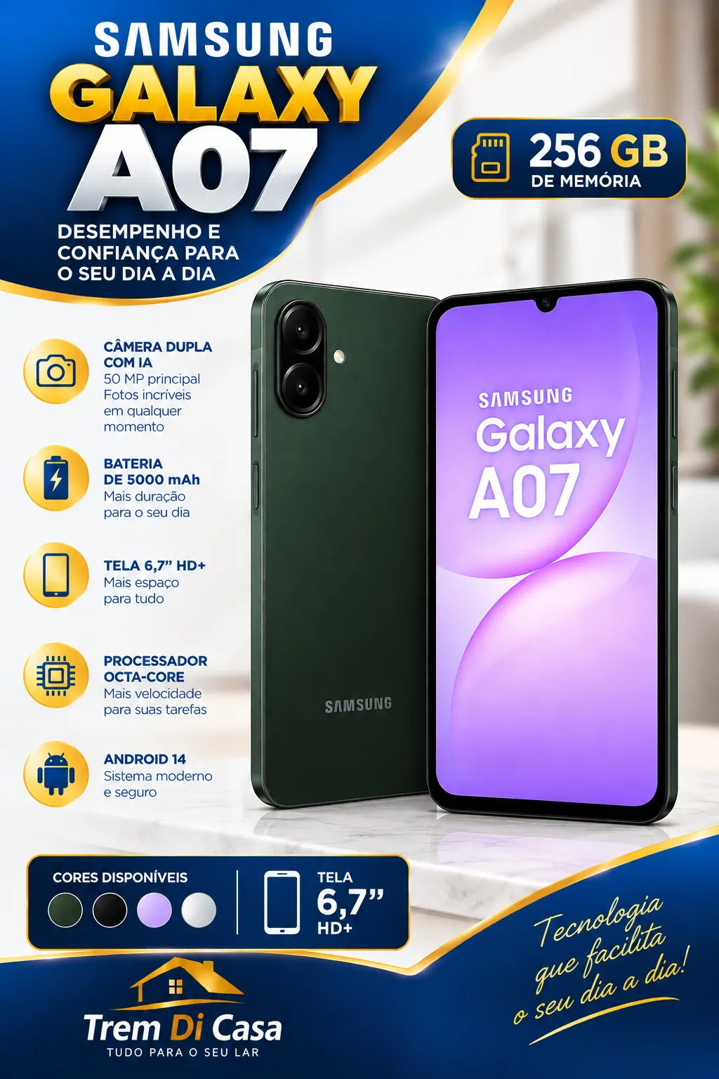 Samsung A07 256GB