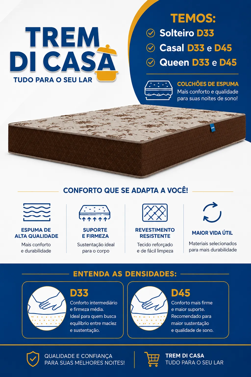 Colchões D33 e D45