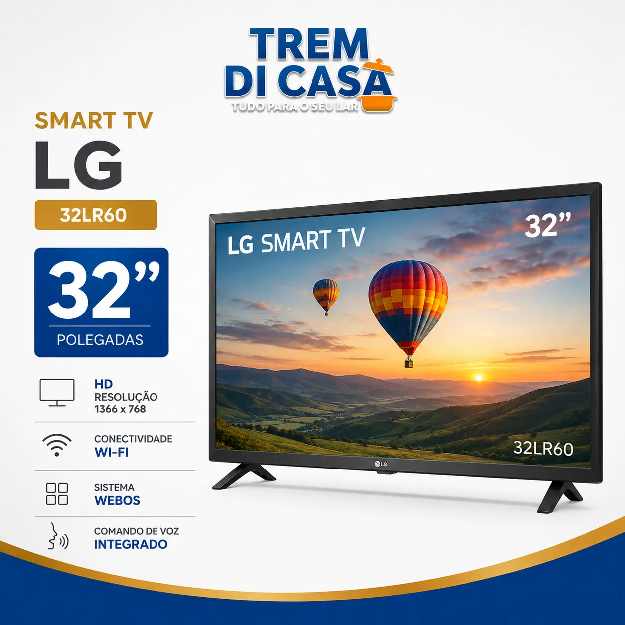 TV 32' Polegadas Smart