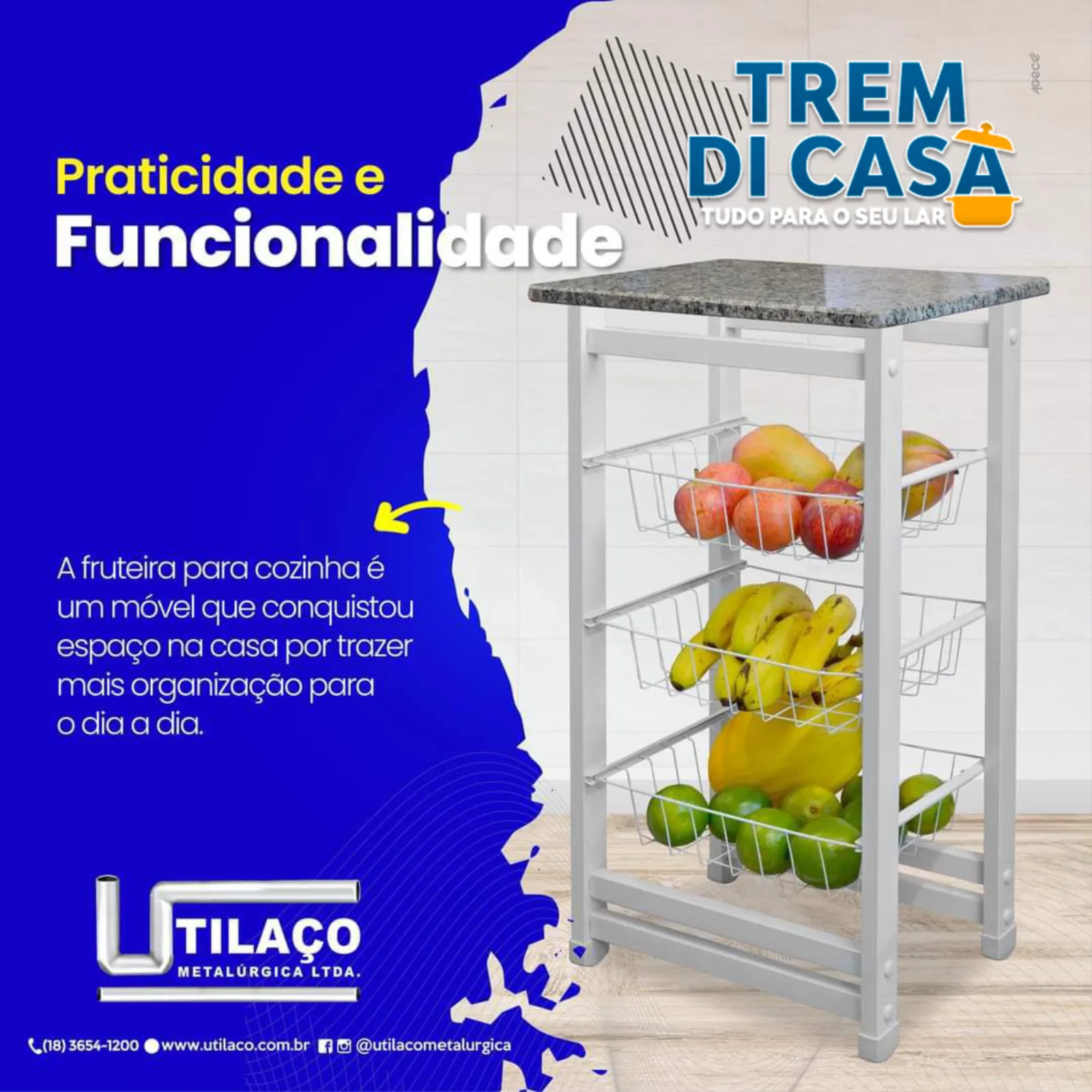 Fruteira granito simples