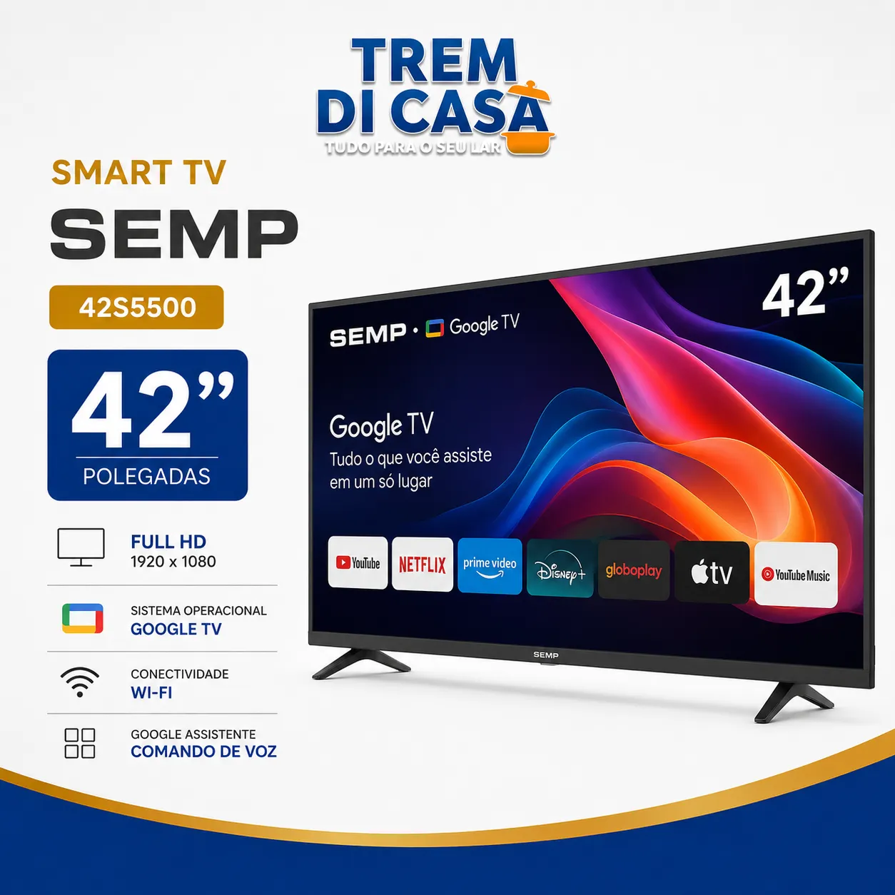 TV 42' Polegadas Smart